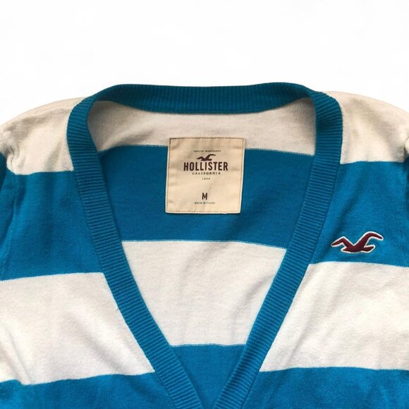 Vtg Hollister Striped Cardigan - Picture 3 of 3